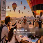 Questions to ask before you book any balloon operator.